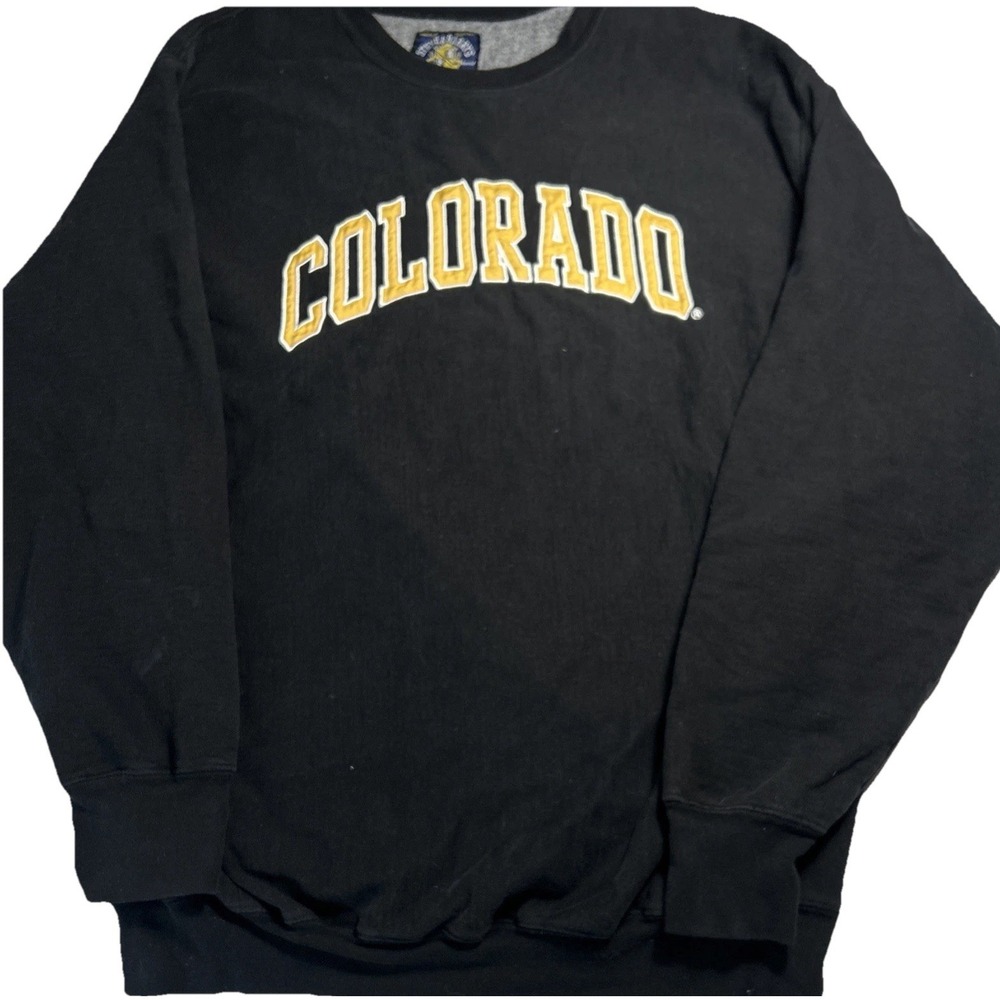 Vintage Colorado Buffaloes Steve & Barry's Reverse Weave  Sweatshirt XL (191)